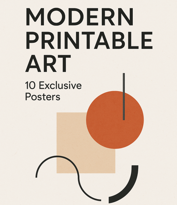 Современное искусство для печати Modern Printable Art