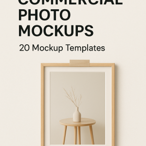 Рекламный макет фото шаблонов Commercial Photo Mockups